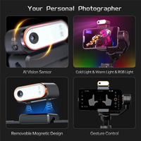 Efficient Hohem Isteady M6 Kit Handheld Gimbal Stabilizer Selfie Tripod For Smartphone With AI Magnetic Fill Light Full Color Vi