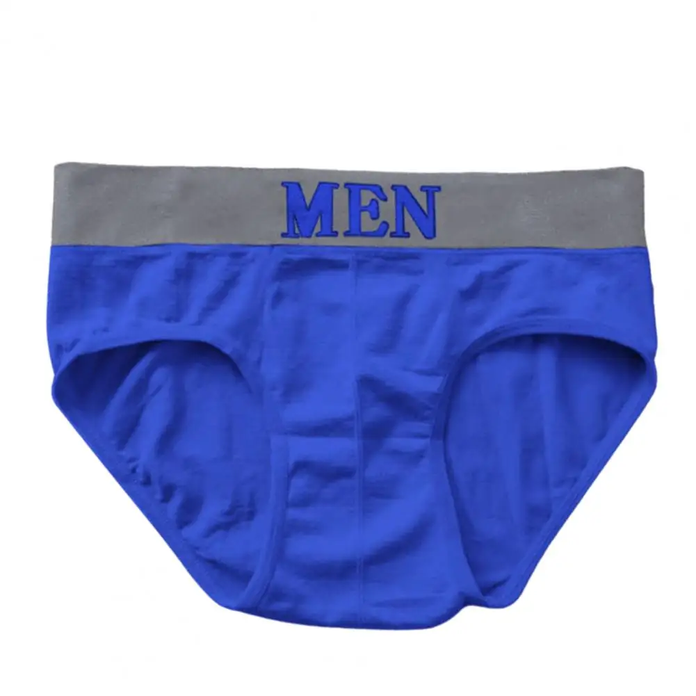 Men Underpants Soft Breathable Men's Mid Waist Underpants with Seamless Design Elastic Waistband Quick Dry Anti-septic Briefs