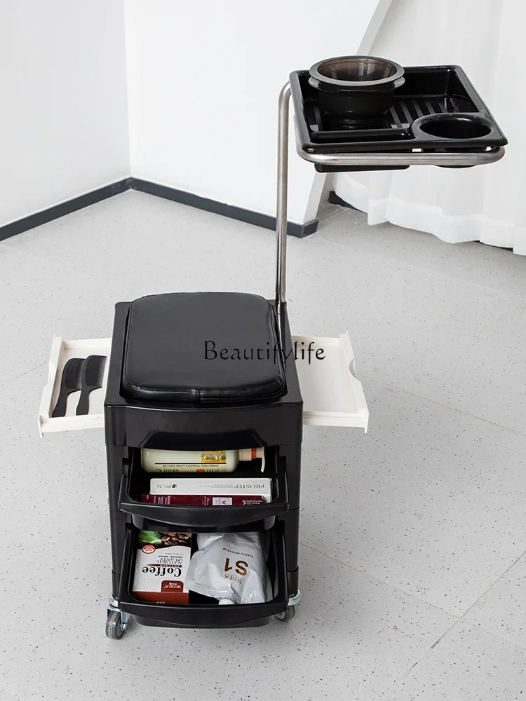 Hair Salon Tool Cabinet for Hair Salon Stainless Steel Barber Storage Locker Hair Cutting Tool Car