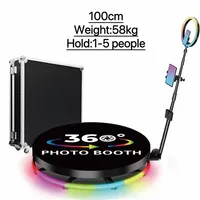 Magic mirror ipad 360 camera portable high quality selfie booth 360 green screen back 360 mini portable photo booth