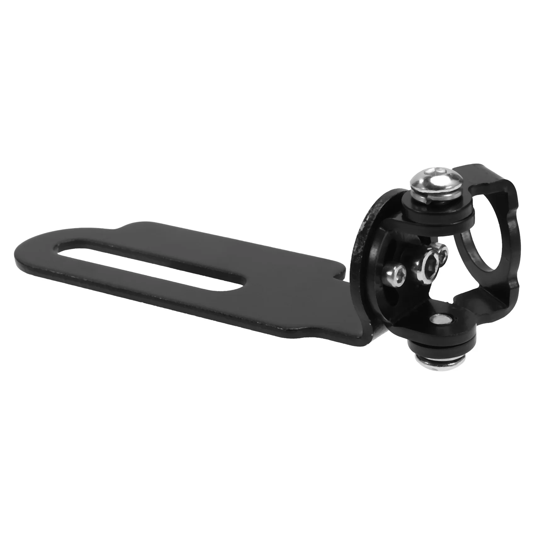 Classy-Motorcycle License Plate Feeder Clip Stainless Steel Vehicle Radio Antenna Clip Edge Intercom Antenna Base Bracket