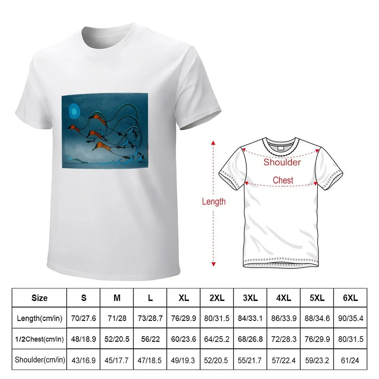 Geese Southbound T-Shirt oversized t shirt graphic shirts men t shirts