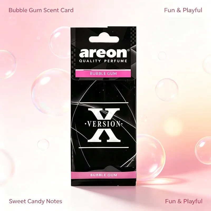 Bubble Gum Scent Hanging Car Paper Fragrance Ornament