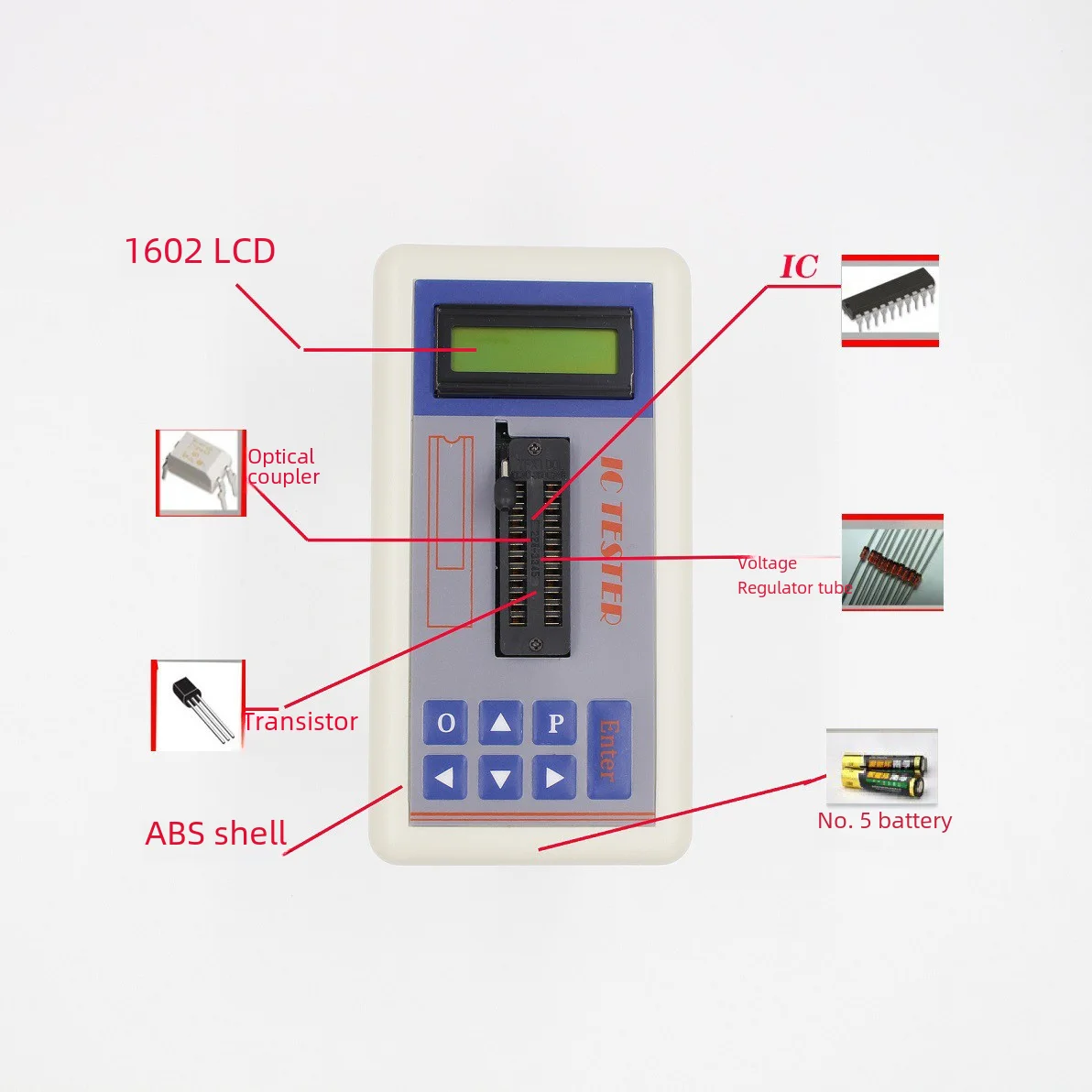 Integrated Circuit Tester Ic Testing Device Transistor Nand Flash Emmc Bga Adapter Sop8 Test Clip Cabels Emmc-nand Flash