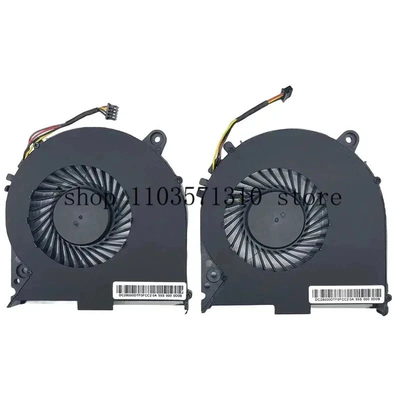 Ventilador de refrigeración GPU para CPU de ordenador portátil, repuesto para Lenovo IdeaPad Y700-15ISK Y700-15ACZ Y700-15ISK-IFI Y700-15ISK-ISE series JM