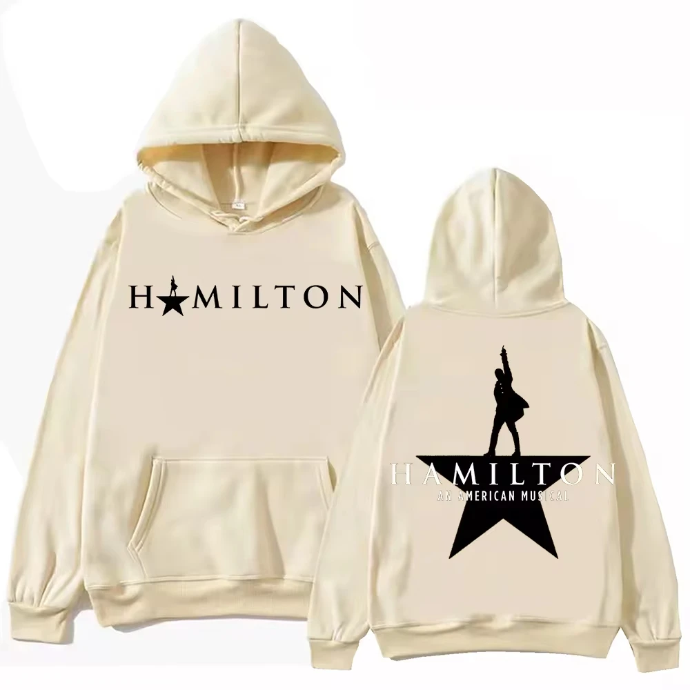 Hamilton: An American Musical Original Broadway Cast Hoodie Harajuku Hip Hop Pullover Tops Sweatshirt