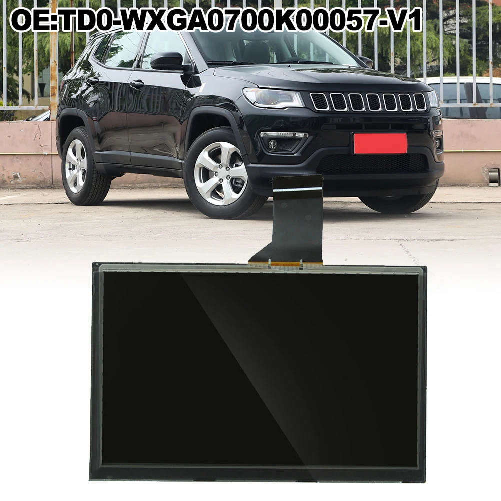 7inch Navi Radio LCD Display Touch Screen Replacement For Jeep For Compass 2017-2020 TD0-WXGA0700K00057-V1 LMB5K00057BL