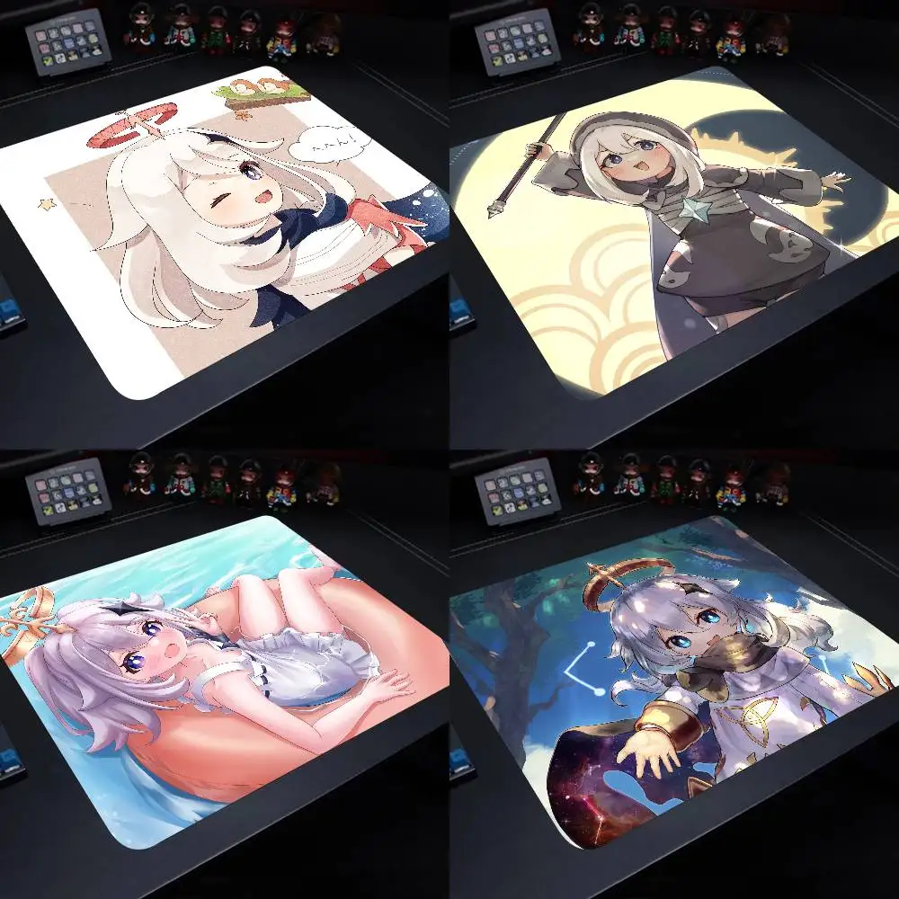 Paimon Genshin Impact Gaming Mouse Pad XS Small Mousepad For PC Gamer Desktop Decoration Office Mouse Mat Deskmat Rug