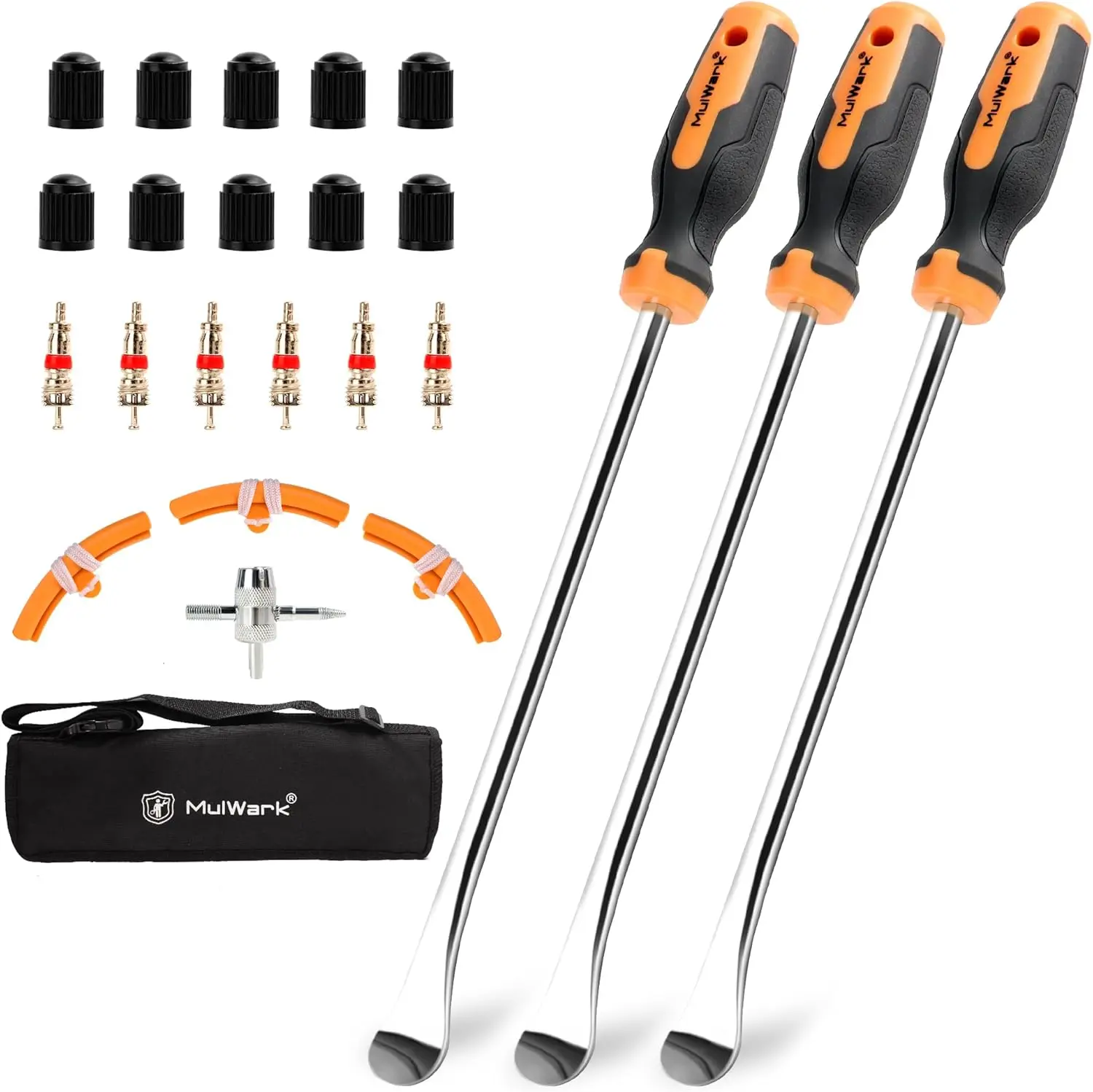 

Ложки для шин 14,5-дюймовый шиномонтажный станок для мотоцикла, комплект из хром-ванадиевой стали с защитными пленками для обода, простой в использовании утюг для шин