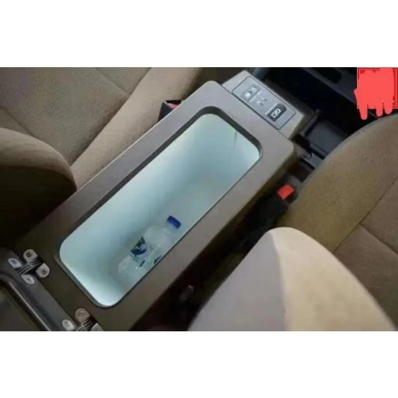 

Центральная консоль, подлокотник для холодильника, консоль с зарядным устройством для Toyota Land Cruiser Series, аксессуары