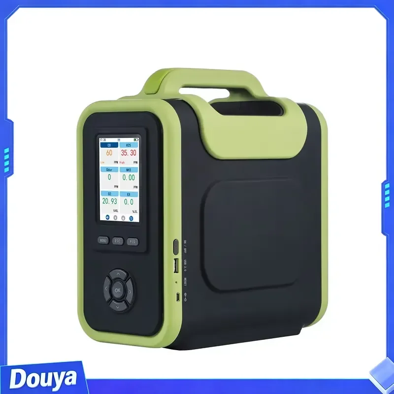 Handheld SO2 NOX Environmental Air Quality PM 2.5 Dust PM 10 With Internal Pump