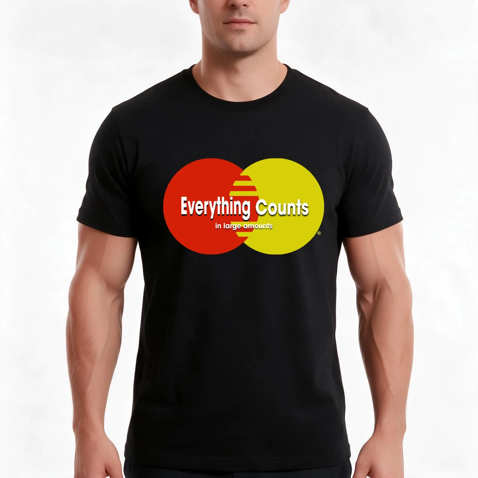 Everything Counts in Large Amounts T-Shirt, Summer Casual Cotton Tee, Oversized Streetwear Tops, Vintage Graphic Print
