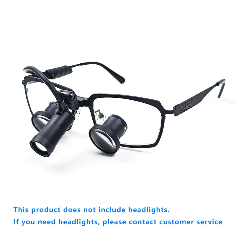 بوريت معدن غاليليو TTL Loupes 2.5X/3.0X/3.5X (من خلال العدسات) مخصصة للأسنان الجراحية لوبا عدسة معدنية إطار من التيتانيوم