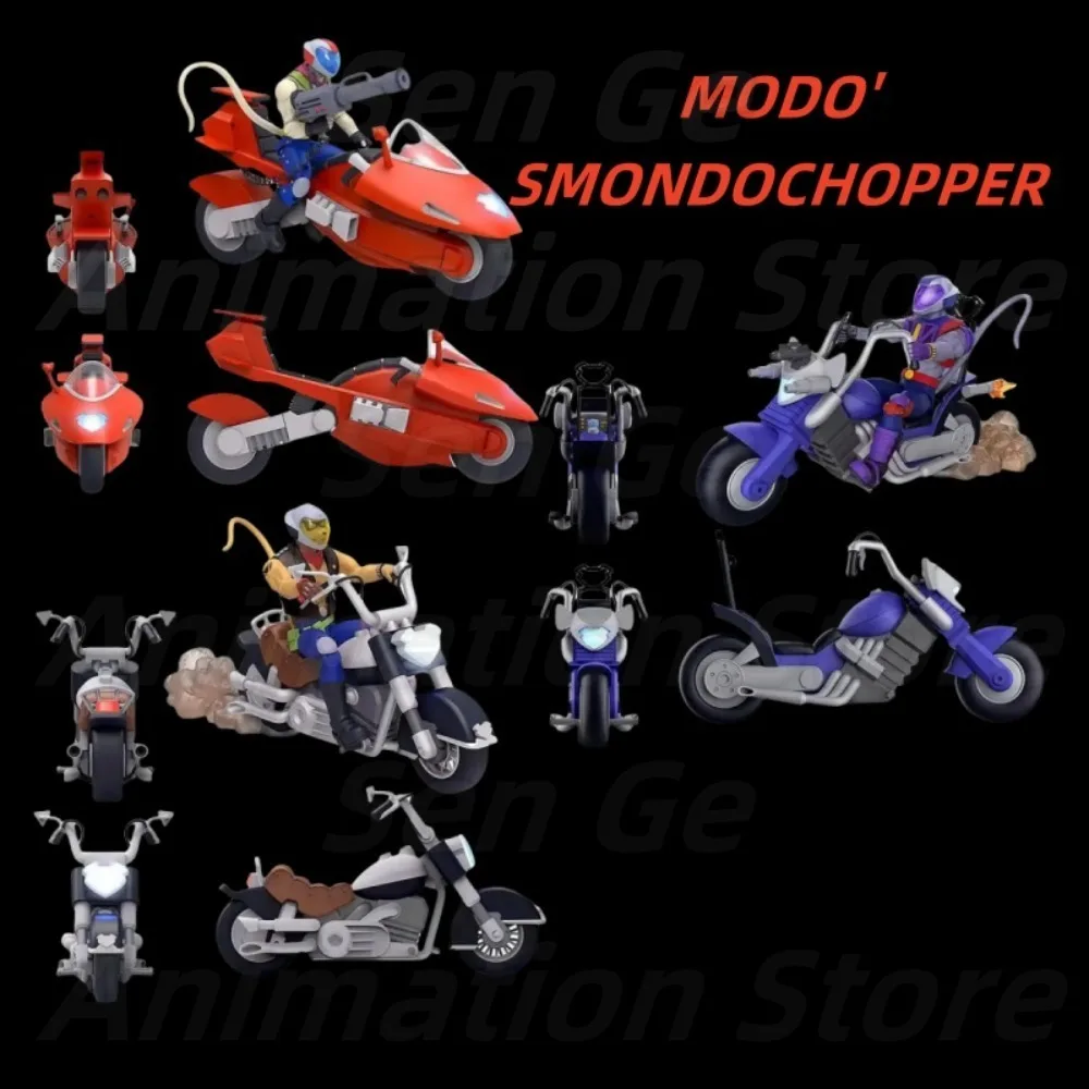 

Nacelle Mars Mouse 1/12 Scale Biker Mice MONSTER BlKE RADICAL Slotevini Three-piece Full Set 6in Action Figure Body Gifts
