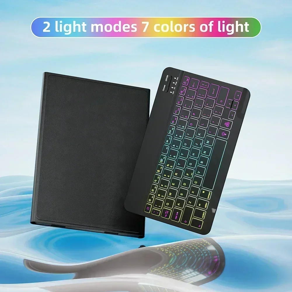 

Backlight Keyboard Case for Samsung Galaxy Tab S11 11 Inch 2025 SM-X730 Stand Shell Wireless Keyboard for Tab S11 Cover Funda