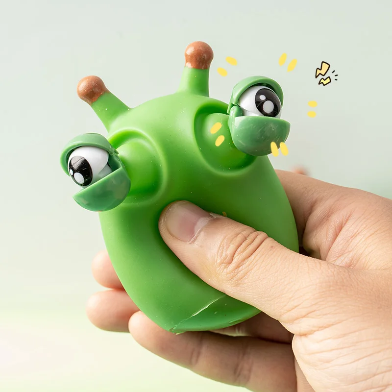 

Забавные всплывающие травяные червячные игрушки, антистрессовые игрушки, креативная декомпрессионная игрушка для глазного яблока, сжимаемая игрушка для взрослых, детей, классные призы
