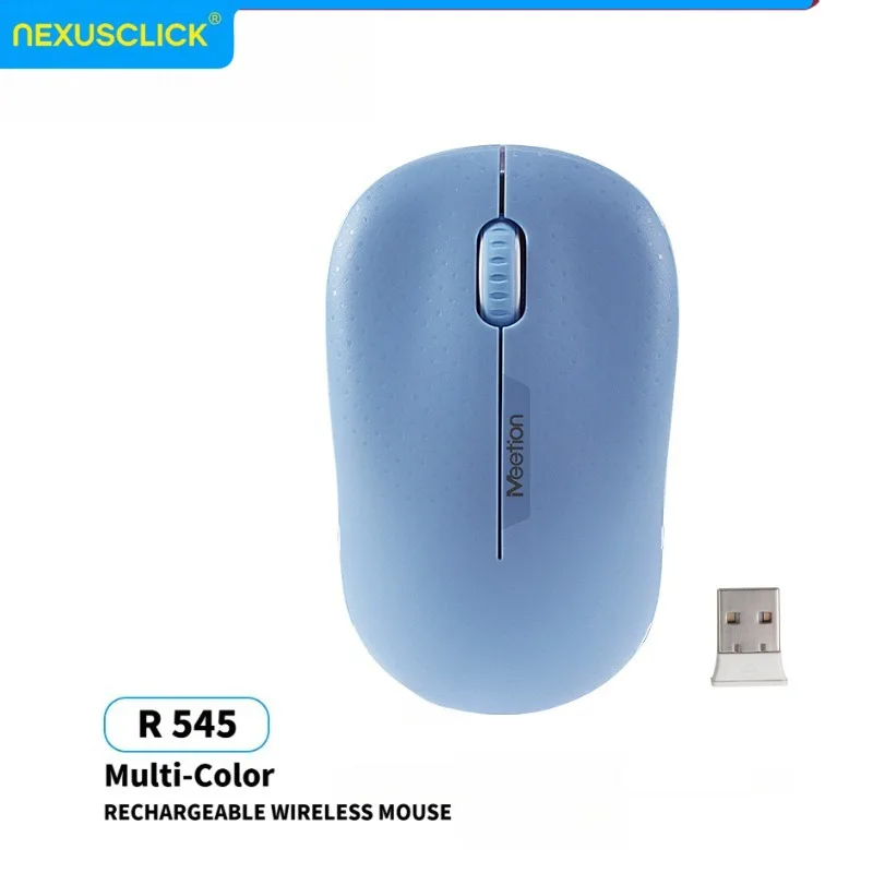 NexusClick 2.4G Wireless Silent Mouse, Comfort Ergonomic 1600DPI Design, Energy‑Saving USB Mouse for Home Office Laptop Desktop