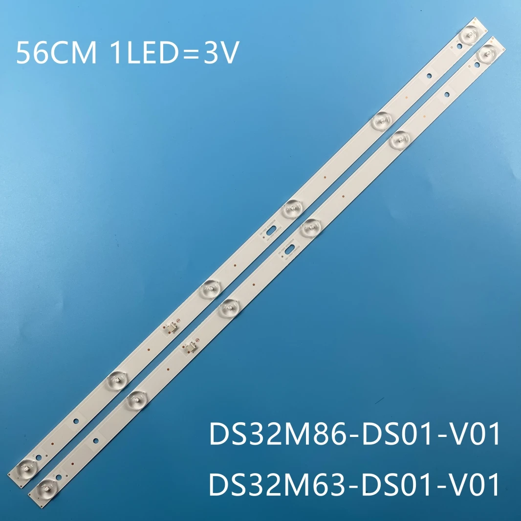 Listwa oświetleniowa LED 6 lampy dla BBK 32LEM-1037/TS2C DS32M63-DS01-V01 DS32M86-DS01-V01 DSBJ-WG 2W2006-DS32M8600-01 32EU3000