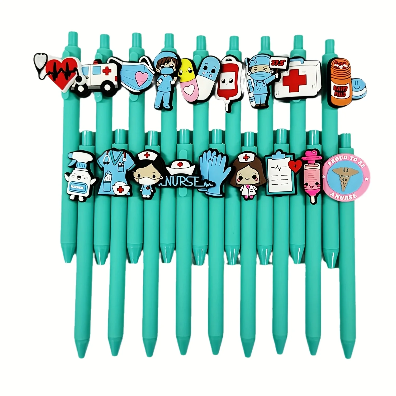 18pcs/set gel pens for writing, including medical record pens. It is an ideal gift for nurses, medical assistants, and students.