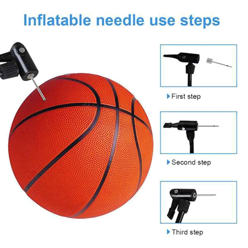 30Pcs Sport Ball Inflating Pump Needle For Football Basketball Soccer Inflatable Air Valve Adaptor Stainless Pump Pin