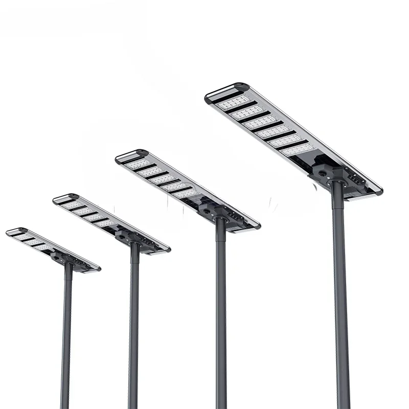 المبيعات الساخنة الكل في واحد ضوء الشارع LED بالطاقة الشمسية 150 واط 200 واط 300 واط IP65 مصباح الشارع ضوء الحديقة الشمسية