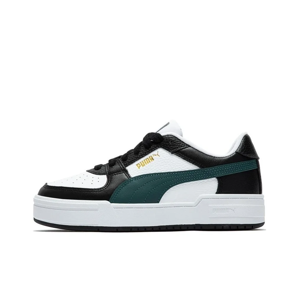 puma-ca-pro-skateboard-shoes-unisex-low-top-white-black-green-386083-05