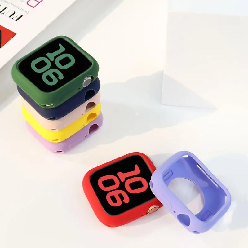 

Candy Silicone Case for Apple Watch Ultra 3 49mm 44mm 40mm 41mm Cover 46mm 45mm 42mm Protection iWatch Series 11 SE3 10 9 8 7 6