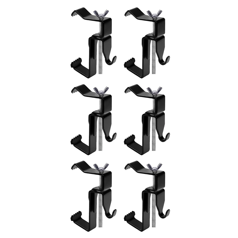 AS60-6PCS Brick Wall Clips, Metal Brick Hooks Clamps For Hanging Outdoor Pictures