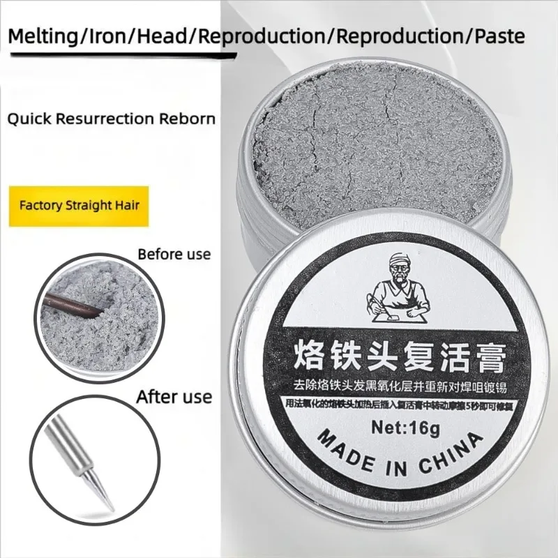 90/6G Soldering Iron Tip Refresher Non-stick Tin Solder Cream Clean Paste Oxide Solder Iron Tip Refresh Tip Tinner Activator