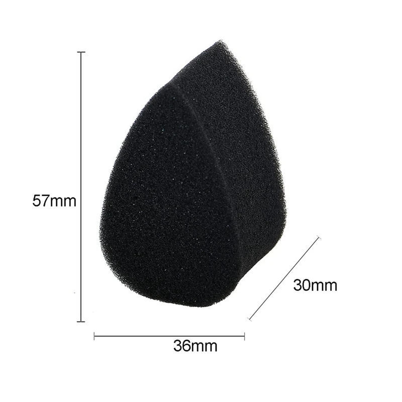 Schmink Sponzen Schminken Zwarte Sponzen Hoge Dichtheid Voor Kunstwerk En Bodypaint (10 Bloemblaadjes 10 Halve Maan) Duurzaam