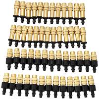 50PCS Adjustable Sprayer Brass Misting Nozzle Atomizing Sprinkler for Mini Drip Garden Watering Irrigation Spray