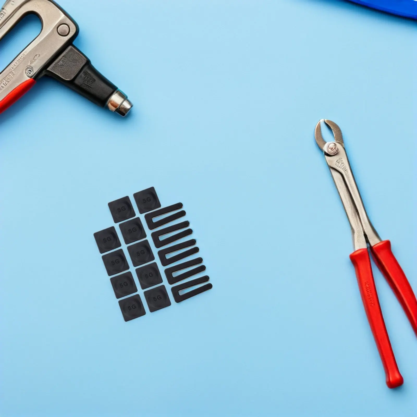 

5 комплектов балансировочных наборов для потолочных вентиляторов с самоклеящимися грузиками и зажимами для коррекции раскачивания, снижения шума и обеспечения стабильности