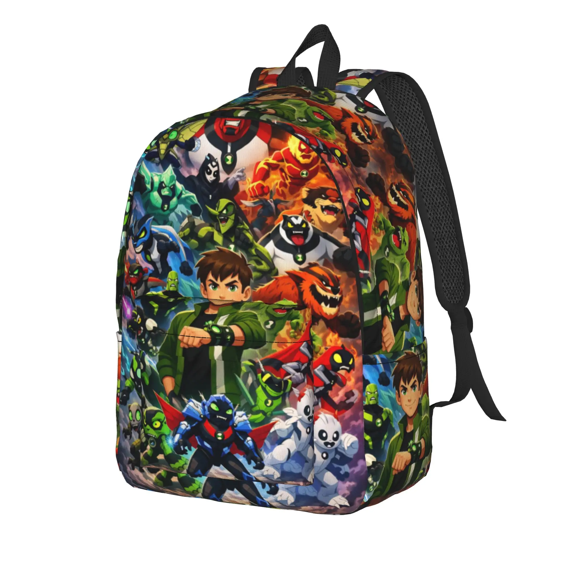 Ben 10 Anime Backpack for Men Women Fashion High School Work Daypack  Laptop Shoulder Bag Lightweight
