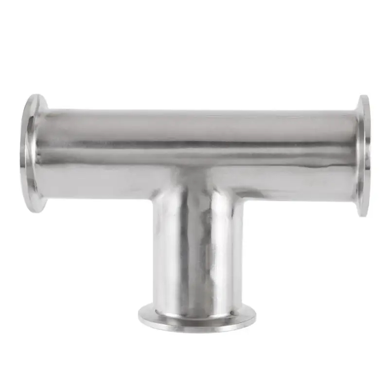 [superx-knd]5-pcs-15inch-38mm-sanitary-tri-clamp-3-way-tee-304-stainless-steel-sanitary-ferrule-tee-connector-pipe-fitting