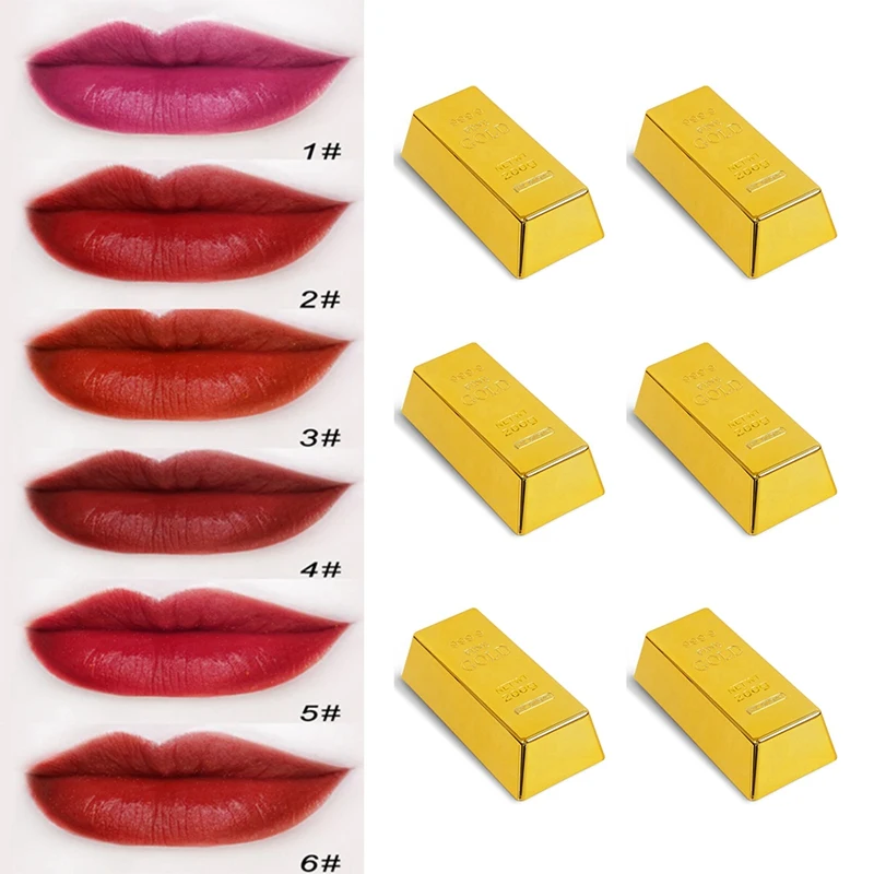 Lakerain-batom impermeável de longa duração, brilho sexy, ultra veludo, fosco, fluindo 2, 6 cores