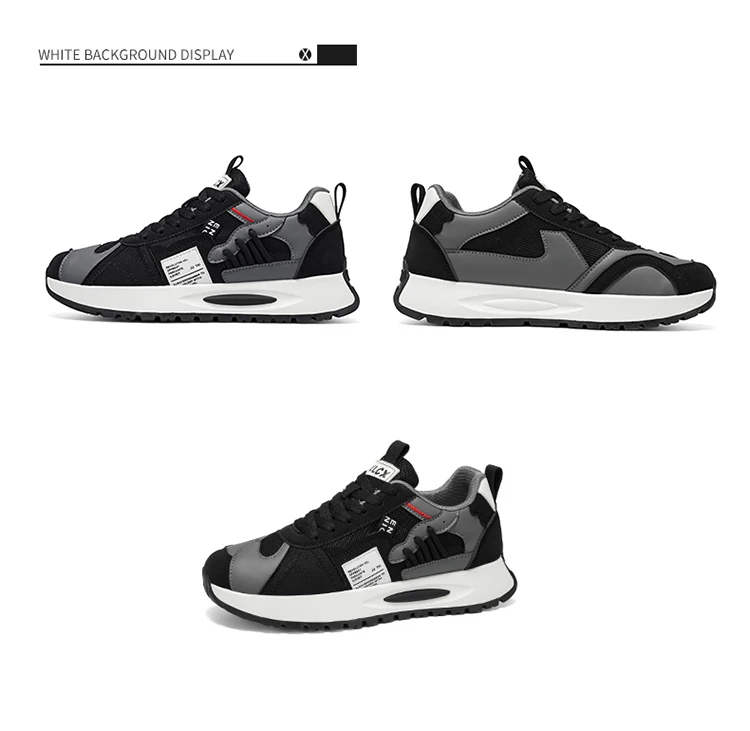Herren-Freizeitsneaker, leicht, atmungsaktiv, strapazierfähig, modisch, vielseitig einsetzbar für Outdoor-Sport, Campus und Stadt. – Detail 33