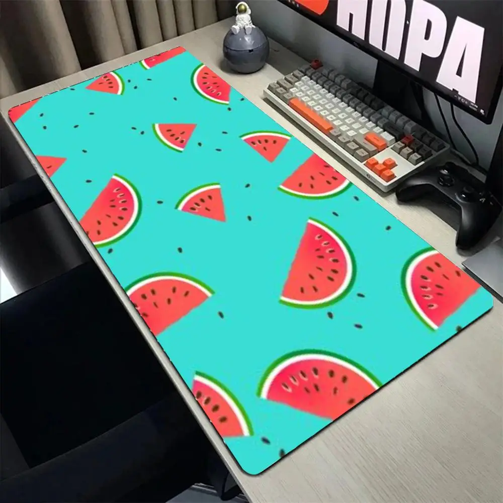 

Watermelon Pattern Mouse Pad Mousepad Large Gaming Mouse Pad LockEdge Thickened Computer Keyboard Table Desk Mat