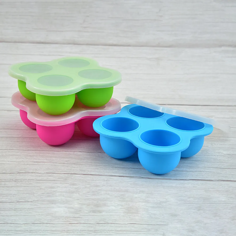 Silicone Baby Food Freezer Tray with Lid – BPA-Free Puree Storage for Fruits, Veggies & Meals