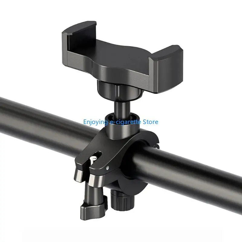 Telefon Halterung Einstellbare Halterung Universal für Die Meisten Handy Rotierenden Ständer Klemme Halter für 15-45mm Runde – Detail 2