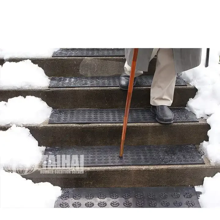 Global delivery heating rubber mat walkways stairs snow melt driveway heated mat smeltsnow