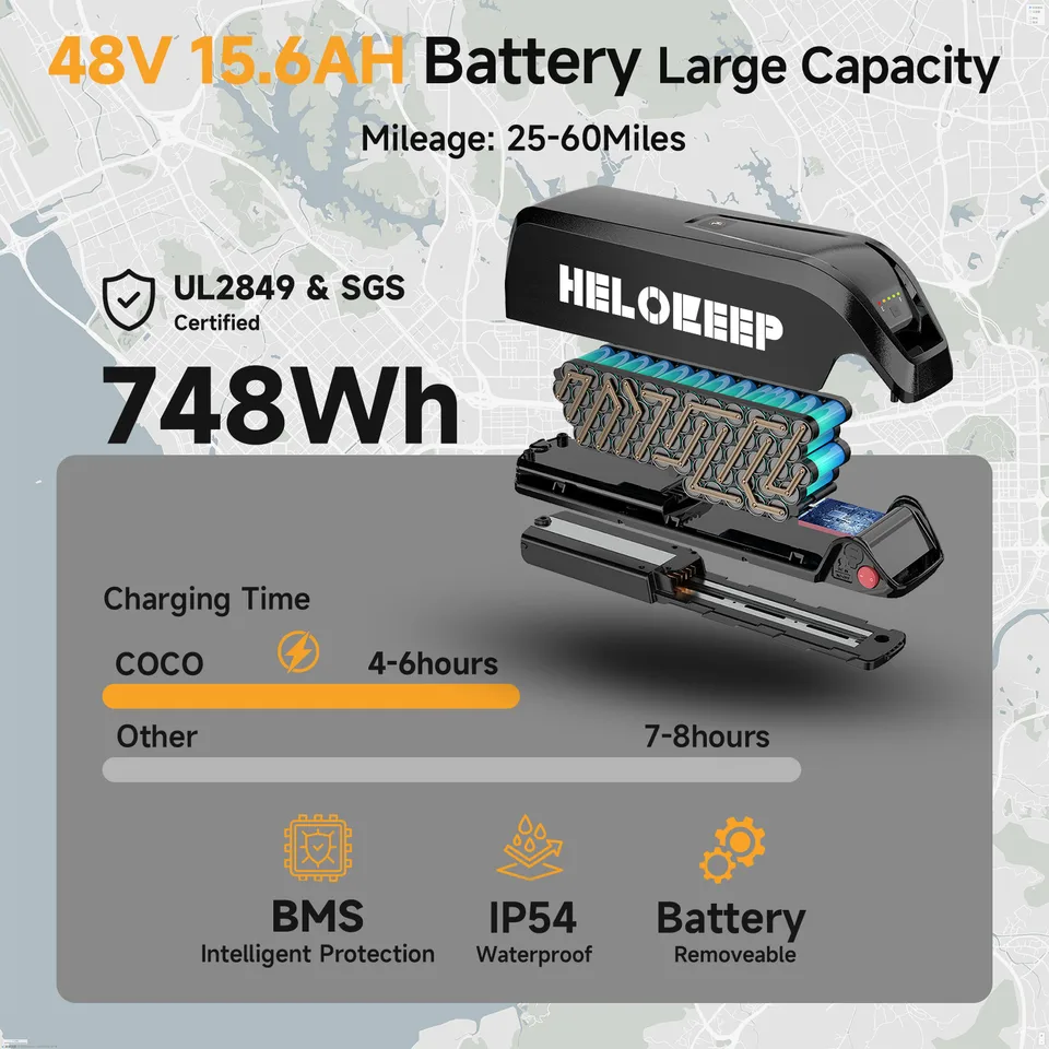 16'' Foldable Electric bike 48V 10A 20MPH ebike for Adults cheap ebike image 2