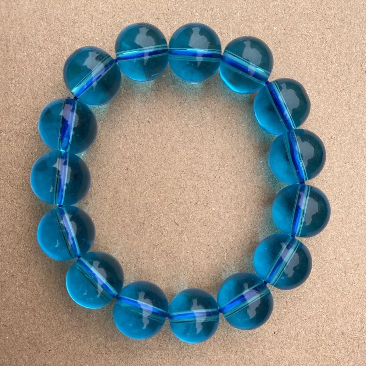 

Collectible Ice Aquamarine Bracelet Devil Blue Blue Hydrating Single Ring Bracelet