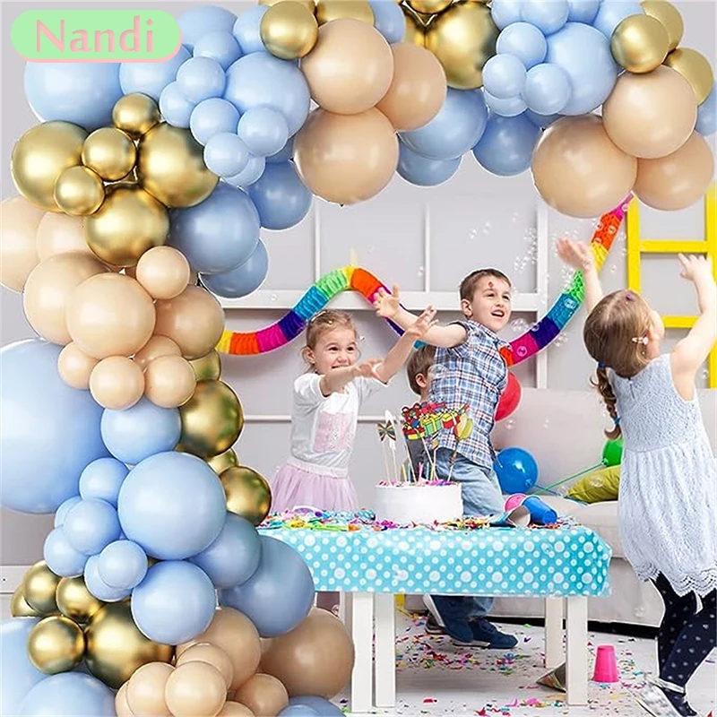 

Blue Balloon Garland Arch KIt Wedding Birthday Party Decoration for Kids Baby Shower Gender Reveal Baptism Ballon Baloon Decor