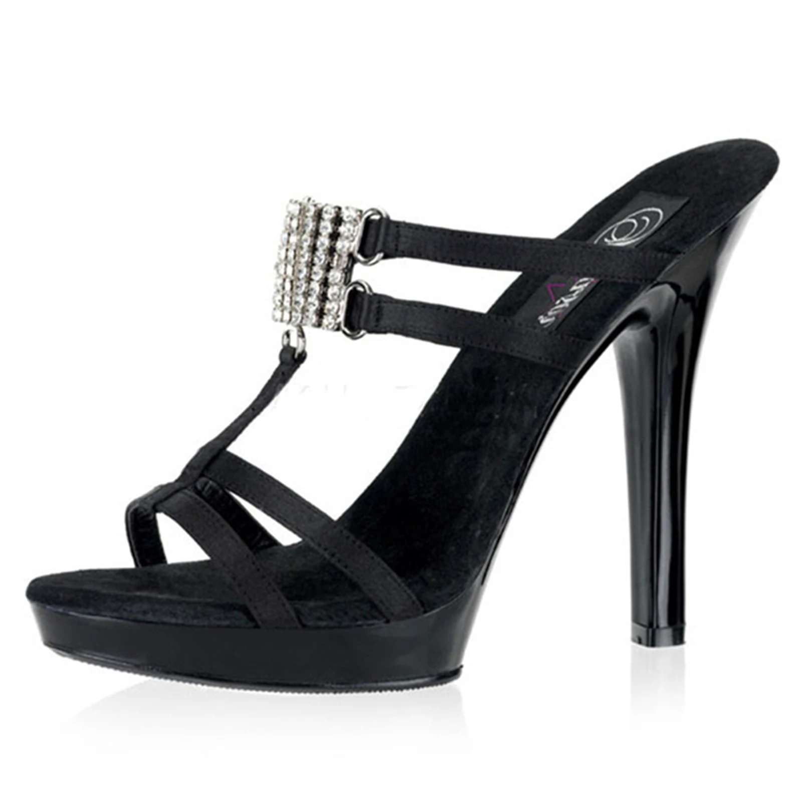 

Летние пикантные экзотические женские туфли из искусственной кожи для танцев на пилоне, тапочки на высоком каблуке 13 см, размер 34–46, удобные N012