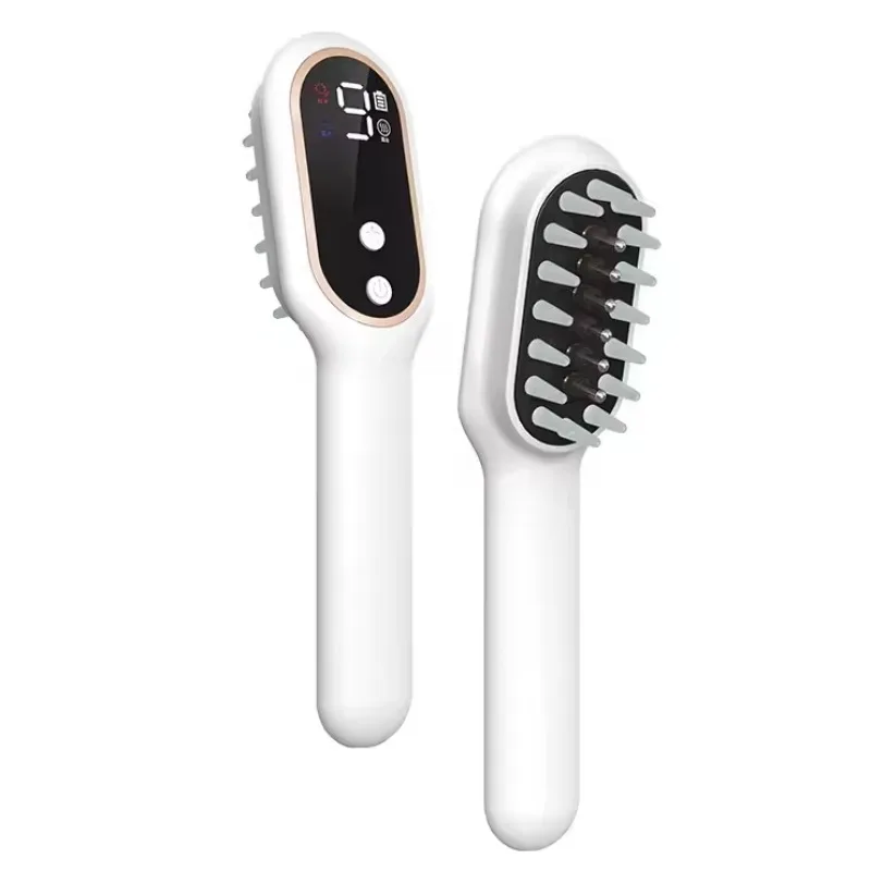 Electric Hair Care Brush Scalp Massage Comb Steamer Vibration Microcurrent Scalp Massage Comb for Hair Growth Oil