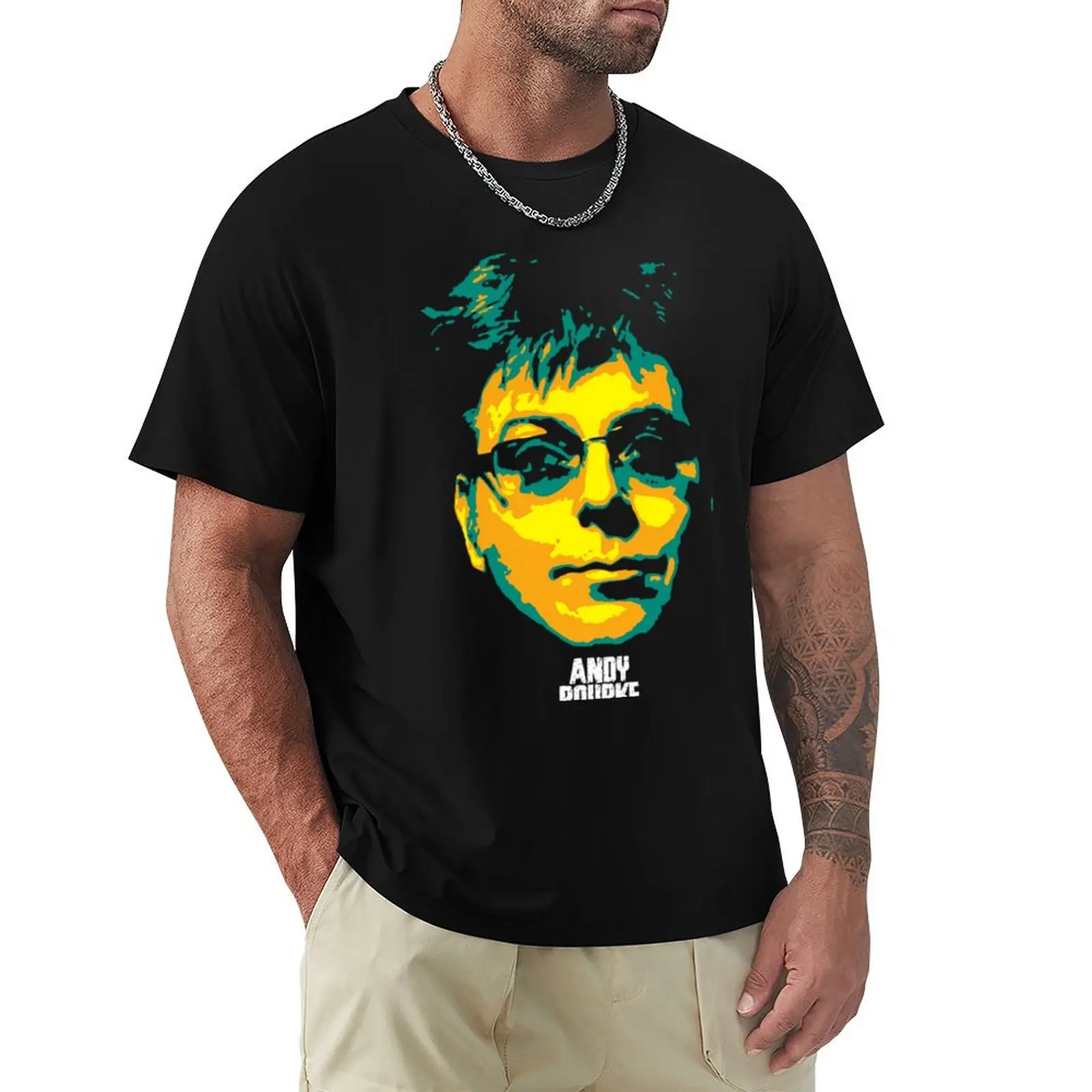 Andy Rourke Andrew Michael Rourke English Musician T-Shirt Summer Holiday Casual Tee