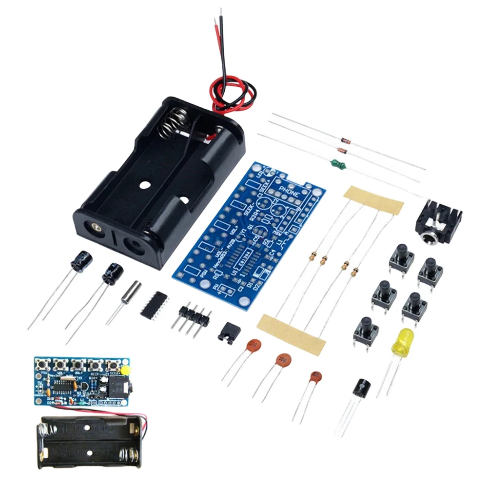 

Электронные комплекты «сделай сам», печатная плата, беспроводной стерео FM-радиоприемник, модуль 76–108 МГц, комплект радиоприемника «сделай сам»