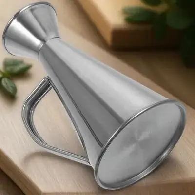 

Oil Dispenser Leak Proof Stainless Steel Vinegar Cruet Pourer 250ml Kitchen Oil Bottle Drip Free Seasoning Dispenser