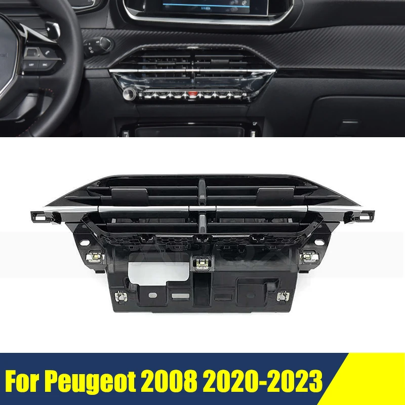 

Center Instrument Panel Air Conditioning Outlet Vent For Peugeot 2008 2020-2023 Dashboard Air Conditioning Vent Outlet