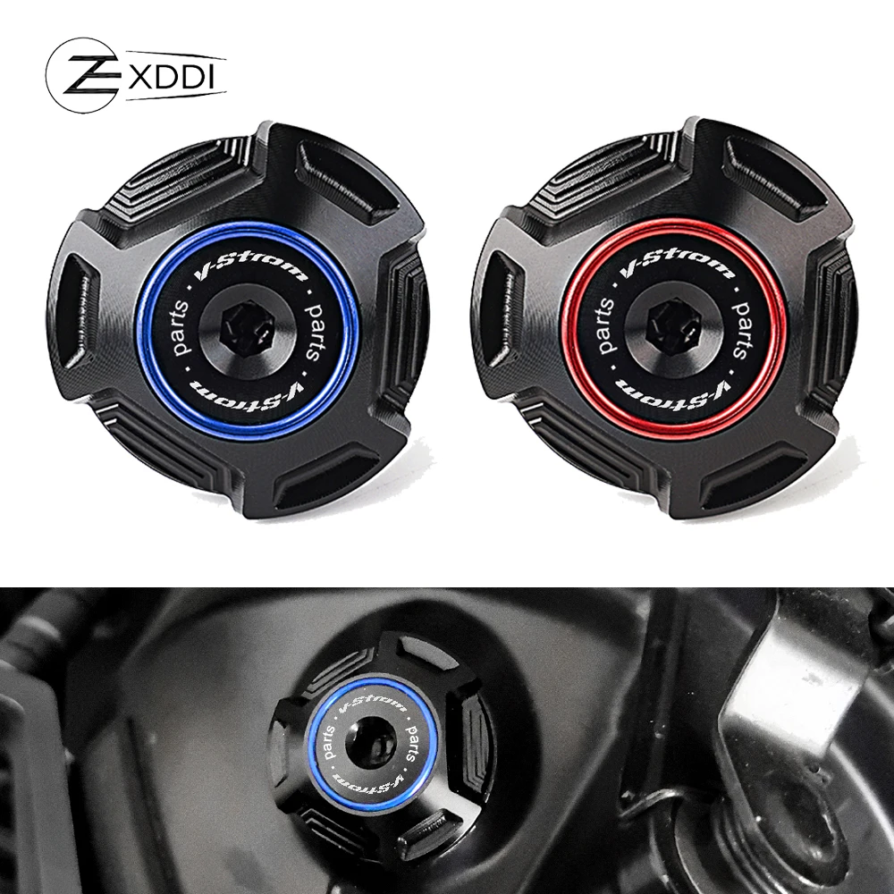 For Suzuki V-strom 800DE 1050DE 2023 2024 V strom Vstrom 650 1000 1050 XT CNC Motorcycle Engine Oil Filler Cap Oil Filter Cover